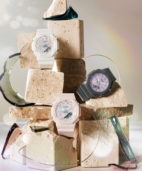 G-SHOCK（ジーショック）の「GMA-P2100シリーズ / GMA-P2100PC-7AJF（アナログ腕時計・レディース・ホワイト・FREE）」の5枚目の写真