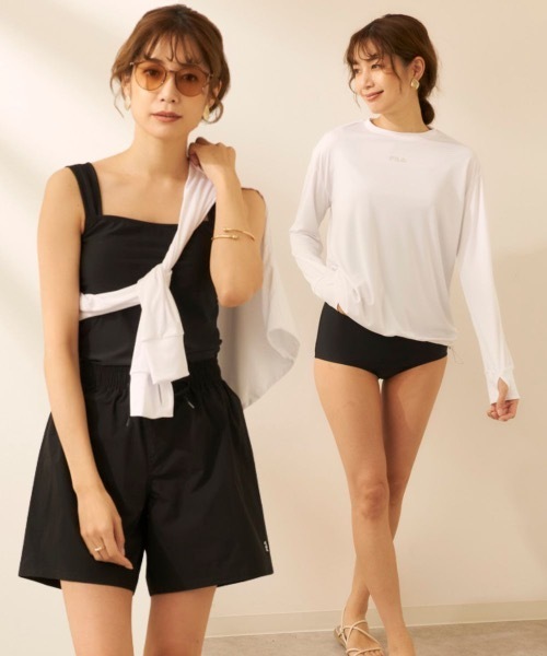 【新品水陸両用　水着レディース15LLサイズ】FILA 水着4テンセット 楽天市場】送料無料 FILA フィラ スポーツウェア レディース