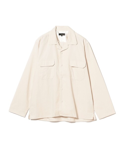 MOJITO（モヒート）の「【別注】MOJITO / Abshinthe Shirt Ripple Corduroy（シャツ/ブラウス・メンズ・オフホワイト/ブラウン・MEDIUM/LARGE）」の2枚目の写真