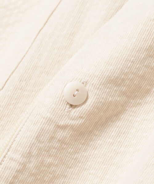 MOJITO（モヒート）の「【別注】MOJITO / Abshinthe Shirt Ripple Corduroy（シャツ/ブラウス・メンズ・オフホワイト/ブラウン・MEDIUM/LARGE）」の3枚目の写真