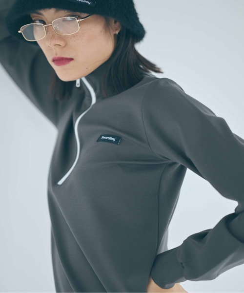 SEA（シー）の「ジャージ L/S トップ（ジャージ・レディース・チャコールグレー/レッド・ONE SIZE）」の9枚目の写真