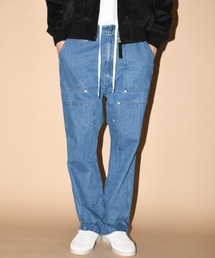 SUPERTHANKS | バブルニーベイカーパンツDouble Knee Baker Pants(デニムパンツ)
