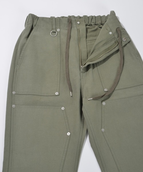 SUPERTHANKS(スーパーサンクス)の「ダブルニーベイカーパンツDouble Knee Baker Pants(デニムパンツ・メンズ・ブルー/グレー/ライトカーキ・S/M/L)」の21枚目の写真