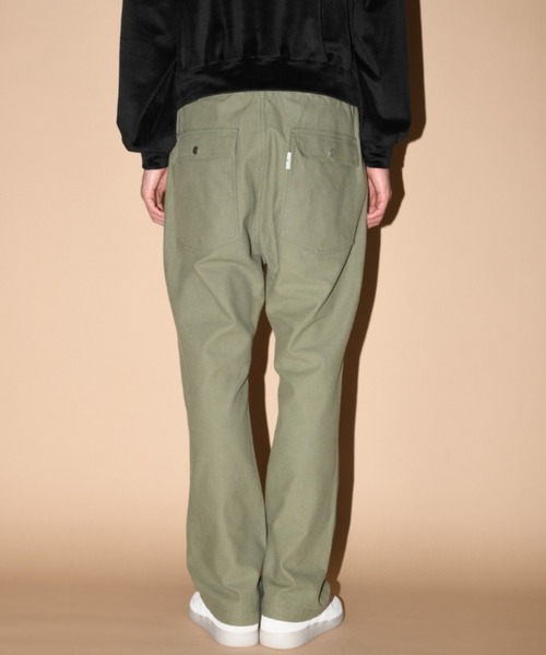 SUPERTHANKS(スーパーサンクス)の「バブルニーベイカーパンツDouble Knee Baker Pants(デニムパンツ・メンズ・ブルー/グレー/ライトカーキ・S/M/L)」の15枚目の写真