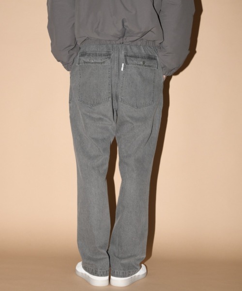 SUPERTHANKS(スーパーサンクス)の「バブルニーベイカーパンツDouble Knee Baker Pants(デニムパンツ・メンズ・ブルー/グレー/ライトカーキ・S/M/L)」の19枚目の写真