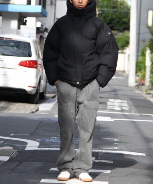 SUPERTHANKS(スーパーサンクス)の「バブルニーベイカーパンツDouble Knee Baker Pants(デニムパンツ・メンズ・ブルー/グレー/ライトカーキ・S/M/L)」の5枚目の写真