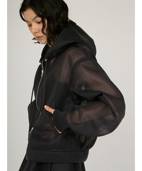 シアーダンボールジップフーディーブルゾン（ブルゾン）｜emmi（エミ