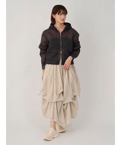 シアーダンボールジップフーディーブルゾン（ブルゾン）｜emmi（エミ