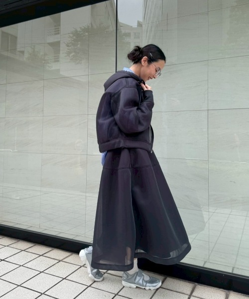 シアーダンボールジップフーディーブルゾン（ブルゾン）｜emmi（エミ