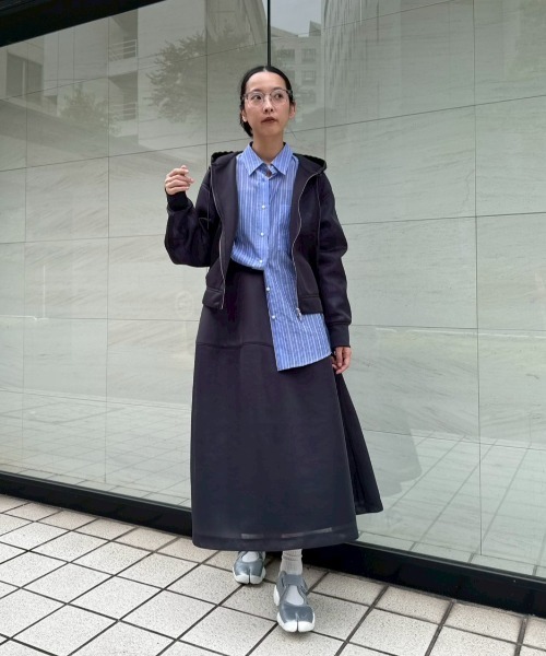 シアーダンボールジップフーディーブルゾン（ブルゾン）｜emmi（エミ