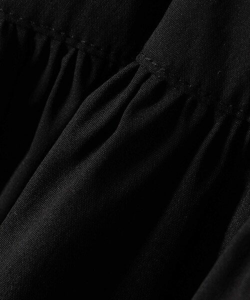 SHIPS（シップス）の「〈手洗い可能〉コットン リブ ノースリーブ × 布帛 スカート ワンピース（ワンピース・レディース・チャコールグレー/ブラック/ブラウン・ONE SIZE）」の21枚目の写真