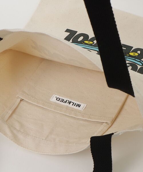 PEANUTS（ピーナッツ）の「MILKFED. × PEANUTS JOE COOL FLAT TOTE（トートバッグ・レディース・ライトブルー/ブラック・ONE SIZE）」の16枚目の写真