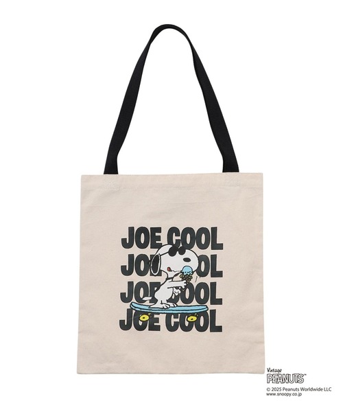 PEANUTS（ピーナッツ）の「MILKFED. × PEANUTS JOE COOL FLAT TOTE（トートバッグ・レディース・ライトブルー/ブラック・ONE SIZE）」の9枚目の写真