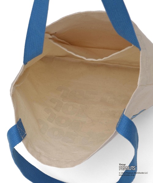 PEANUTS（ピーナッツ）の「MILKFED. × PEANUTS JOE COOL FLAT TOTE（トートバッグ・レディース・ライトブルー/ブラック・ONE SIZE）」の13枚目の写真