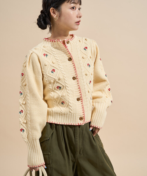 着用1回】アリスアンドオリビア レース襟が可愛すぎる♡パフスリーブ