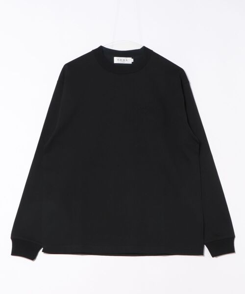 EMMA NOVEMBER (エマノーヴェンバー)の「Embroidery オープンエンド ロングスリーブ Tシャツ(Tシャツ/カットソー・メンズ・ホワイト×ホワイト/ブラック×ブラック・1/3/2)」の16枚目の写真