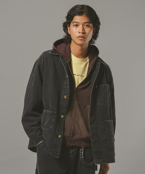 セール】ヴィンテージライクデニム/ダックカバーオール【セットアップ