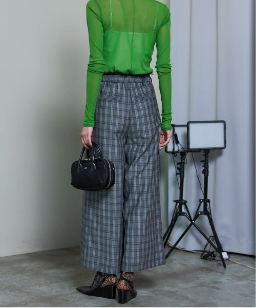 MAISON SPECIAL(メゾンスペシャル)の「Lace-up Easy Pants/レースアップイージーパンツ■セットアップ対応■(その他パンツ・レディース・ブラウン/ブルー/グレー・38/36)」の11枚目の写真