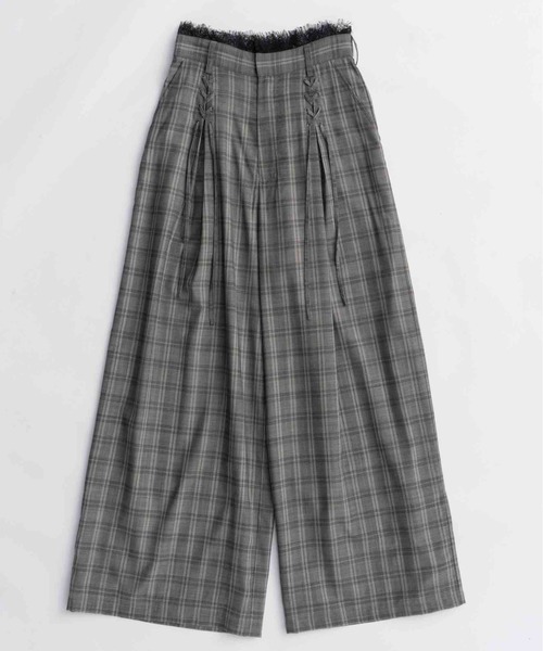 MAISON SPECIAL(メゾンスペシャル)の「Lace-up Easy Pants/レースアップイージーパンツ■セットアップ対応■(その他パンツ・レディース・ブラウン/ブルー/グレー・38/36)」の12枚目の写真