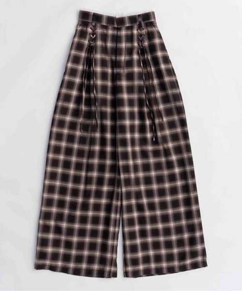 MAISON SPECIAL(メゾンスペシャル)の「Lace-up Easy Pants/レースアップイージーパンツ■セットアップ対応■(その他パンツ・レディース・ブラウン/ブルー/グレー・38/36)」の13枚目の写真