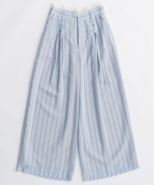 MAISON SPECIAL(メゾンスペシャル)の「Lace-up Easy Pants/レースアップイージーパンツ■セットアップ対応■(その他パンツ・レディース・ブラウン/ブルー/グレー・38/36)」の14枚目の写真