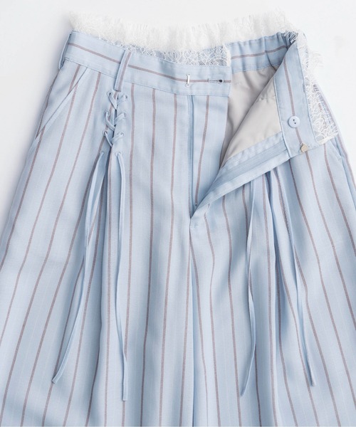 MAISON SPECIAL(メゾンスペシャル)の「Lace-up Easy Pants/レースアップイージーパンツ■セットアップ対応■(その他パンツ・レディース・ブラウン/ブルー/グレー・38/36)」の16枚目の写真