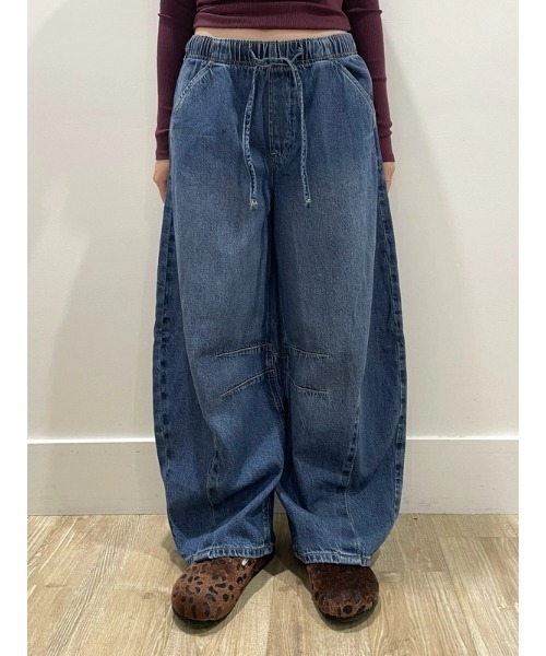 GAP（ギャップ）の「ミッドライズ ウルトラソフト イージーウエスト ホースシューデニム（デニムパンツ・レディース・インディゴブルー・XS/S/M/XXS/L）」の11枚目の写真