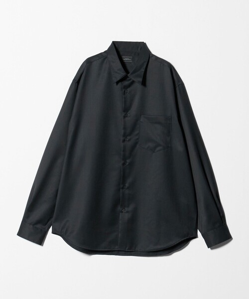 green label relaxing（グリーンレーベルリラクシング）の「ウォッシャブル ジャストルーズ レギュラーカラーシャツ（シャツ/ブラウス・メンズ・ダークグレー/モカ/ネイビー・S/M/L/XL）」の10枚目の写真