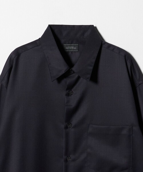 green label relaxing（グリーンレーベルリラクシング）の「ウォッシャブル ジャストルーズ レギュラーカラーシャツ（シャツ/ブラウス・メンズ・ダークグレー/モカ/ネイビー・S/M/L/XL）」の12枚目の写真