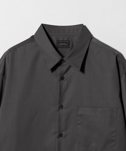 green label relaxing（グリーンレーベルリラクシング）の「ウォッシャブル ジャストルーズ レギュラーカラーシャツ（シャツ/ブラウス・メンズ・ダークグレー/モカ/ネイビー・S/M/L/XL）」の15枚目の写真