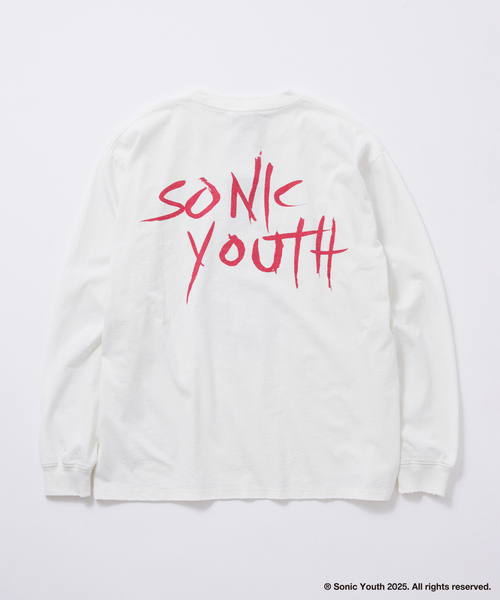 SONIC YOUTH / ソニック・ユース 別注 プリント ロンT（Tシャツ
