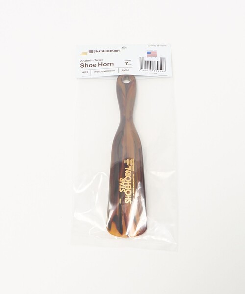 green label relaxing（グリーンレーベルリラクシング）の「＜ANAheim＞シューホーン トータス 靴べら（シューズ小物/雑貨・メンズ・ダークブラウン・FREE）」の5枚目の写真