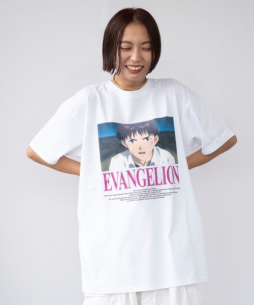 FRUIT OF THE LOOM(フルーツオブザルーム)の「FTL×EVA ムービーグラフィック Tシャツ / EVANGELION / エヴァンゲリオン / ユニセックス / ジェンダーレス(Tシャツ/カットソー・メンズ・ホワイト・M/S/XL/L)」の5枚目の写真
