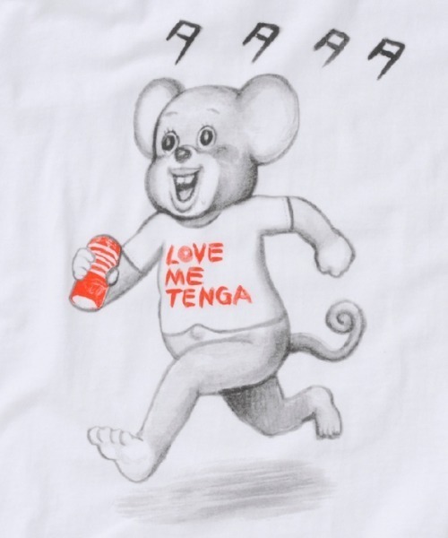 TENGA(テンガ)の「まん〇画太郎×TENGA ドクミTシャツ(Tシャツ/カットソー・メンズ・ブラック/ホワイト・X-LARGE/LARGE/MEDIUM)」の7枚目の写真