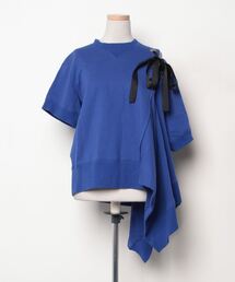 sacai サカイ　レディーストップス　レイヤードトップス レイヤード ネイビー（紺）系 S sacai(サカイ) トップス(レディース