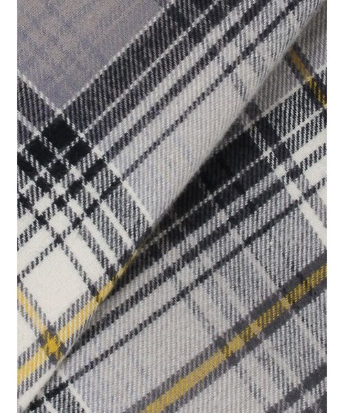 EATME（イートミー）の「チェックドレープスカート（スカート・レディース・ネイビー/グレー/ワイン・FREE）」の6枚目の写真