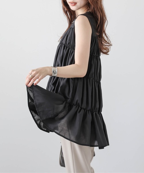 新品‼️ タグ付き？❗️ADORE ベージュ&ブラック　チュニック SHEENチュニックワンピース】｜【MOGA(モガ)】｜BIGI OUTLET