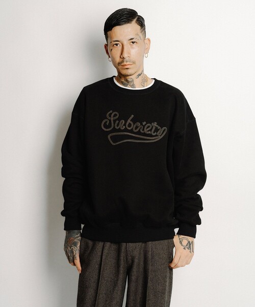 Subciety(サブサエティ)の「Rope embroidered sweatshirt(スウェット・メンズ・ネイビー/グレー/ブラック・X-LARGE/LARGE/MEDIUM/SMALL)」の12枚目の写真