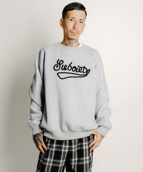 Subciety(サブサエティ)の「Rope embroidered sweatshirt(スウェット・メンズ・ネイビー/グレー/ブラック・X-LARGE/LARGE/MEDIUM/SMALL)」の14枚目の写真