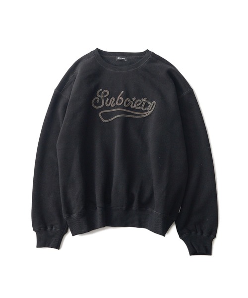 Subciety(サブサエティ)の「Rope embroidered sweatshirt(スウェット・メンズ・ネイビー/グレー/ブラック・X-LARGE/LARGE/MEDIUM/SMALL)」の4枚目の写真