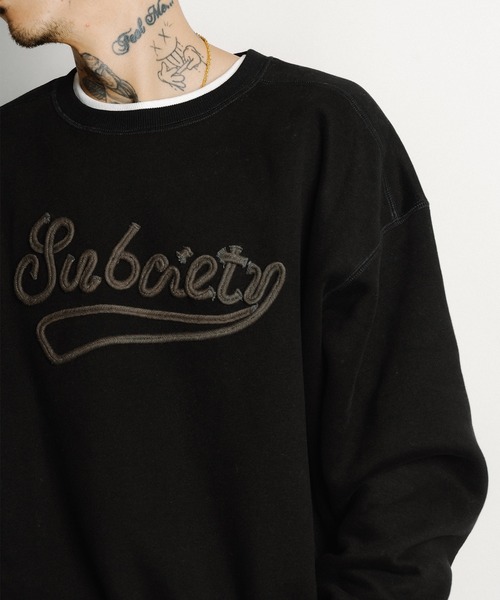 Subciety(サブサエティ)の「Rope embroidered sweatshirt(スウェット・メンズ・ネイビー/グレー/ブラック・X-LARGE/LARGE/MEDIUM/SMALL)」の8枚目の写真
