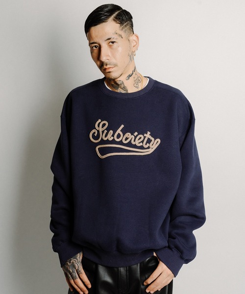 Subciety(サブサエティ)の「Rope embroidered sweatshirt(スウェット・メンズ・ネイビー/グレー/ブラック・X-LARGE/LARGE/MEDIUM/SMALL)」の9枚目の写真