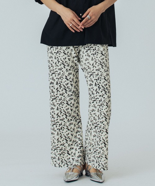 ROSE BUD（ローズバッド）の「LACE EASY PANTS（その他パンツ・レディース・ホワイト/ブラック・S/M）」の3枚目の写真