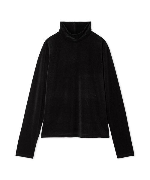 ベロアセミシアートップス