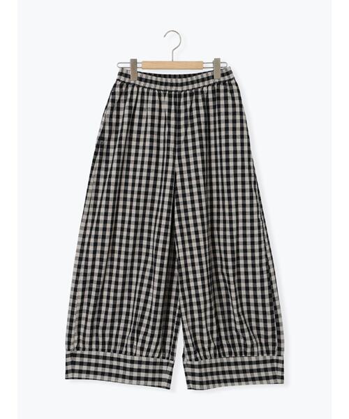 Samansa Mos2（サマンサ モスモス）の「【M/Lサイズ】裾切替ギャザーパンツ（その他パンツ・レディース・ベージュ/レッド/ブラック/チャコールグレー・M/L）」の10枚目の写真