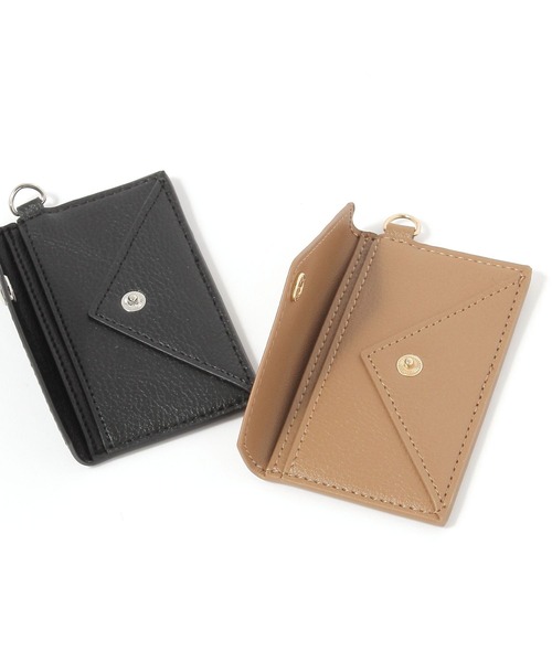 BAYFLOW（ベイフロー）の「レザーポーチチャーム（ポーチ・レディース・ブラック/ベージュ・FREE）」の7枚目の写真