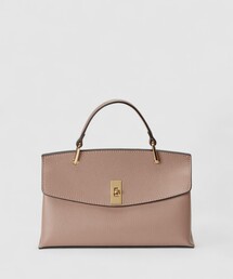 ANAYI | ◇シュリンク革トップハンドル ハンドバッグ(ハンドバッグ)