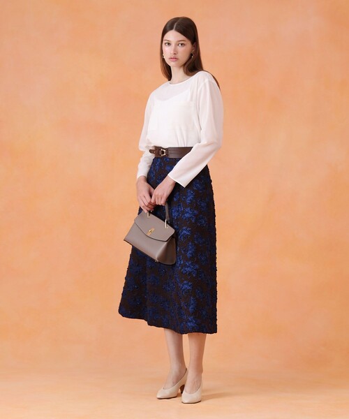 ANAYI（アナイ）の「◇シュリンク革トップハンドル ハンドバッグ（ハンドバッグ・レディース・ブラック/グレイッシュベージュ/ピンクベージュ・FREE）」の10枚目の写真