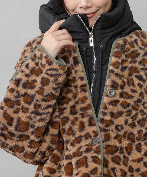 Munich(ミューニック)の「パファーバラクラバ(ネックウォーマー/スヌード・レディース・ブラック/アイボリー/グリーン・FREE)」の16枚目の写真