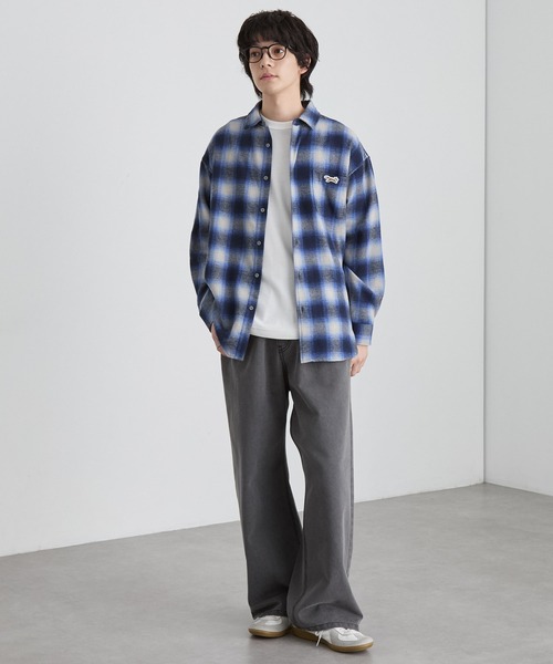 【美品】ヘンリクビブスコフ　変形　シャツ　カットソー　チェック　オーバーサイズ 98029927b_b_167_500.jpg